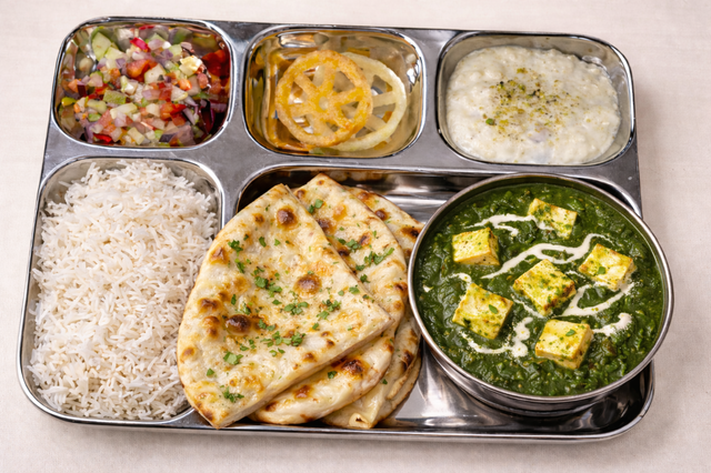 L Saag Paneer.