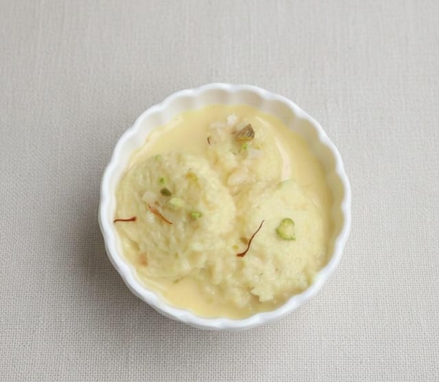 Pistachio Silk Rasmalai.