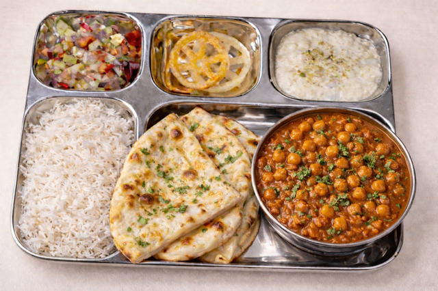 L Chana Masala.