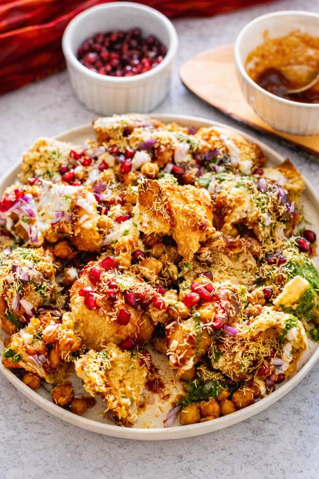 Samosa Chaat.