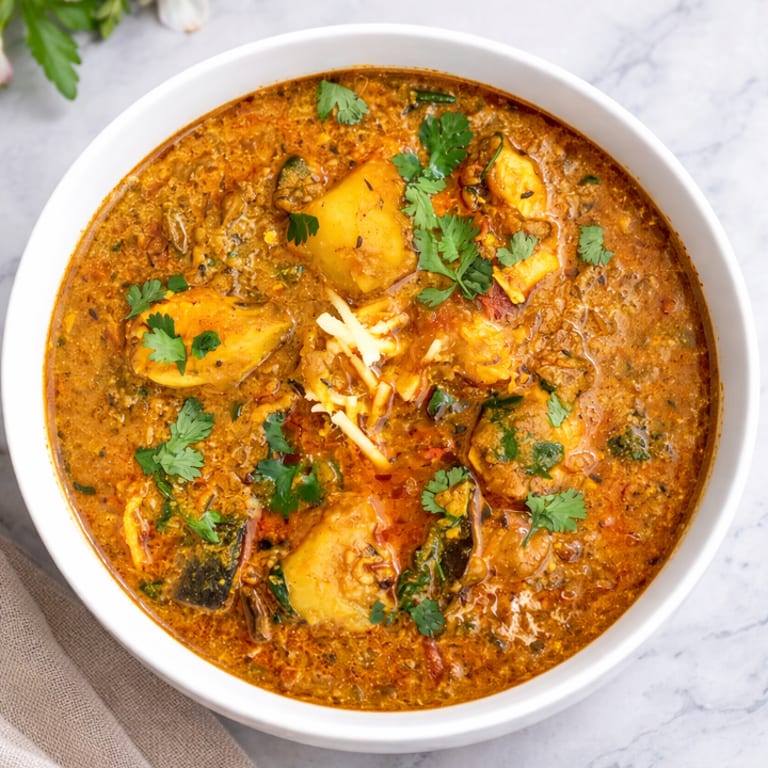 Savor our fish curry